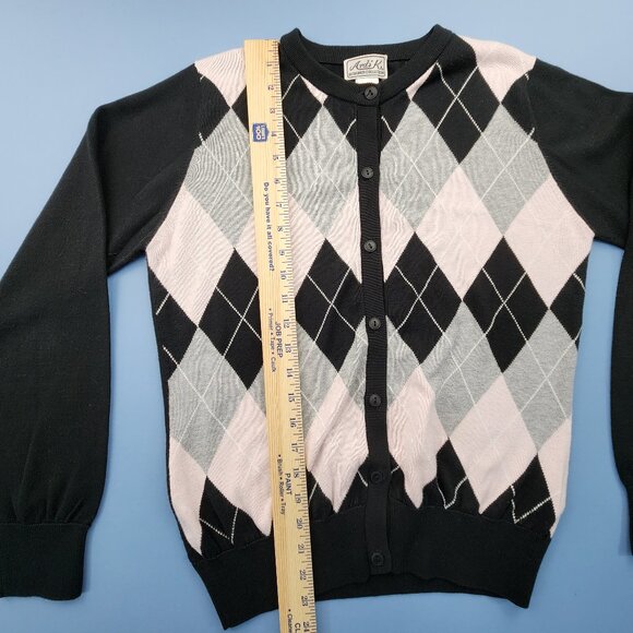 Ardi K Cardigan Sweater | Women’s Medium | Multicolor V-Neck | Designer Style - Picture 4 of 12